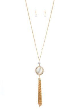 Paparazzi Necklace and Earrings Set (NL165)